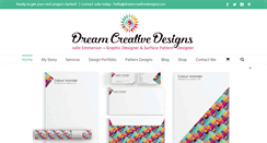 Desktop Screenshot of dreamcreativedesigns.com
